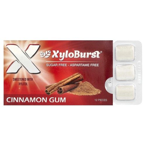 Xylitol gum cinnamon 12 - gum,, cinnamon,