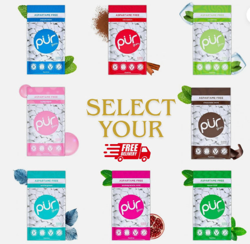 Pur gum aspartame free chewing - pur,