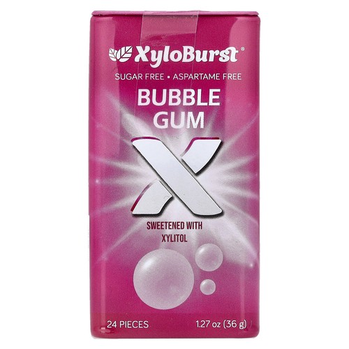 Xylitol gum bubble 24 - bubble, gum,