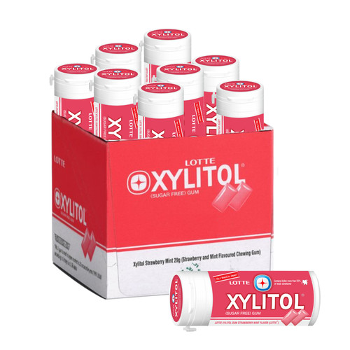 Lotte xylitol strawberry - lotte,