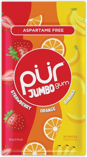 Pur jumbo xylitol chewing - xylitol, gum