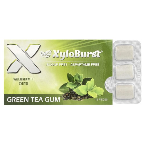 Xylitol gum green tea - xylitol,