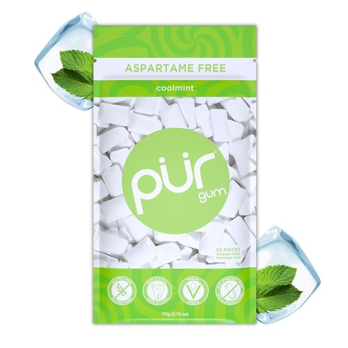 Pur gum aspartame free - aspartame,