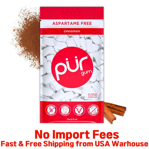 Pur gum cinnamon - gum,, cinnamon,