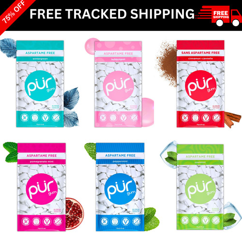 Pur 100 xylitol - 100%, gum