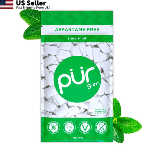 Count spearmint xylitol gum - spearmint,