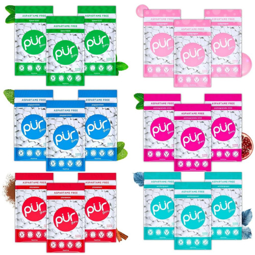 Pur gum aspartame free chewing - pur,