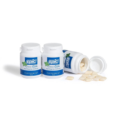 Xylitol spearmint gum - spearmint, gum,