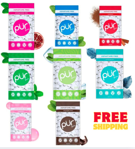Pur 100 xylitol chewing gum - pur,