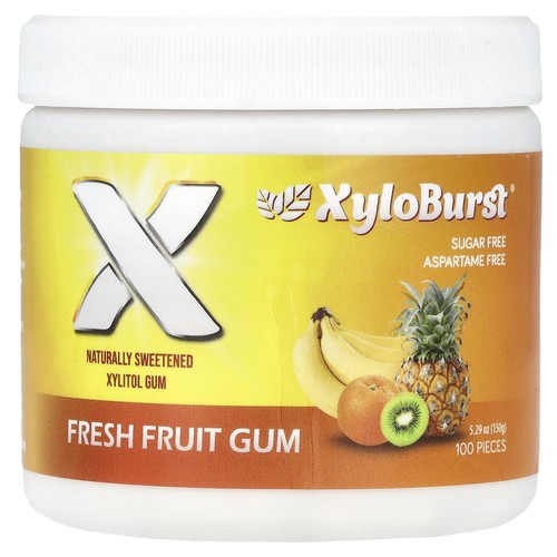 Xylitol gum fresh fruit - gum,, fruit,
