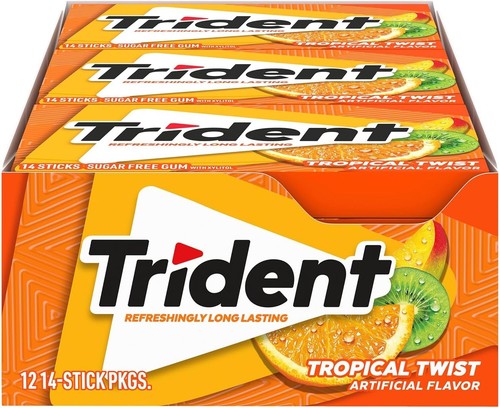 Tropical sugar free chewing - tropical,