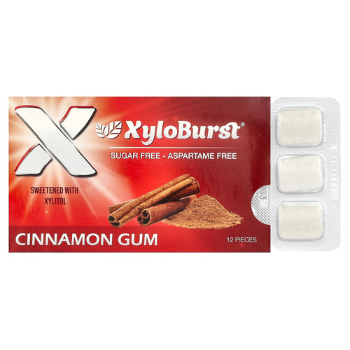 Xylitol gum cinnamon - xylitol, cinnamon,