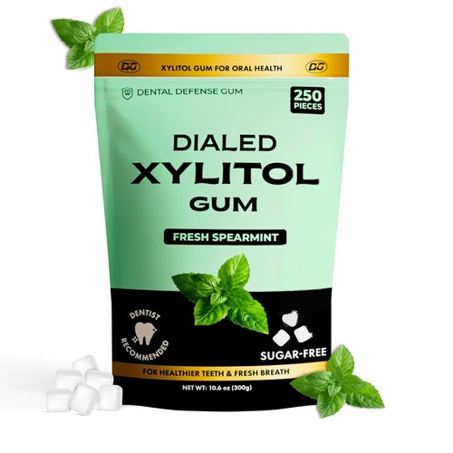 Dialed xylitol spearmint gum - dialed,