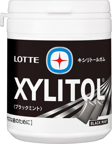 Lotte xylitol black - xylitol, chew