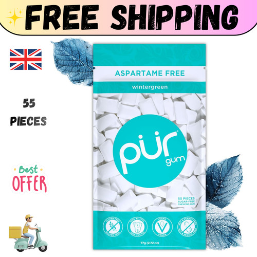 Pur 100 xylitol chewing gum - 100%,