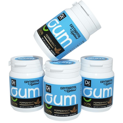 Xylitol chewing gum with - chewing,