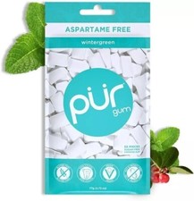 PUR 100% Xylitol Chewing Gum