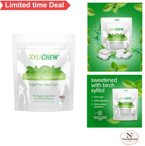 Sugar free xylitol chewing gum - sugar,