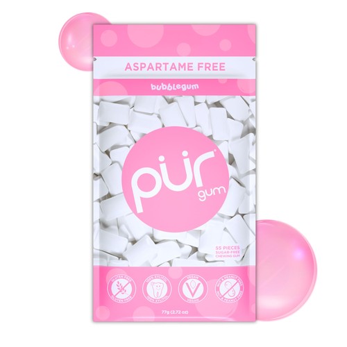 Pur gum bubblegum count - gum,
