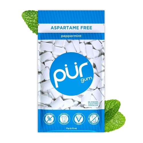 Aspartame free chewing gum - free,