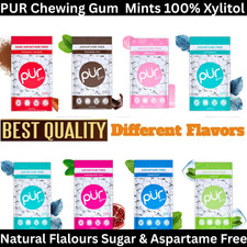 PUR 100% Xylitol Chewing Gum