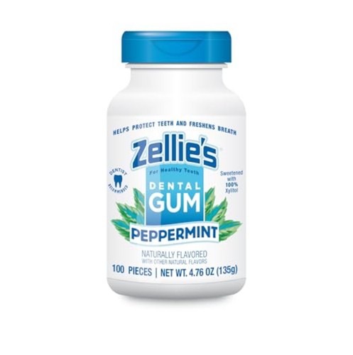 Xylitol peppermint chewing gum - peppermint,