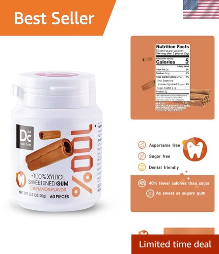 Delicious cinnamon xylitol gum - xylitol,