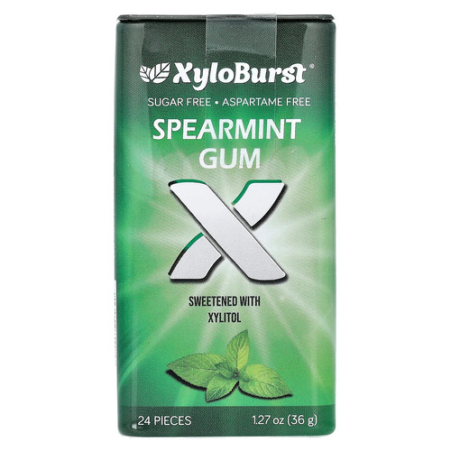 Xylitol gum spearmint 24 - spearmint,,
