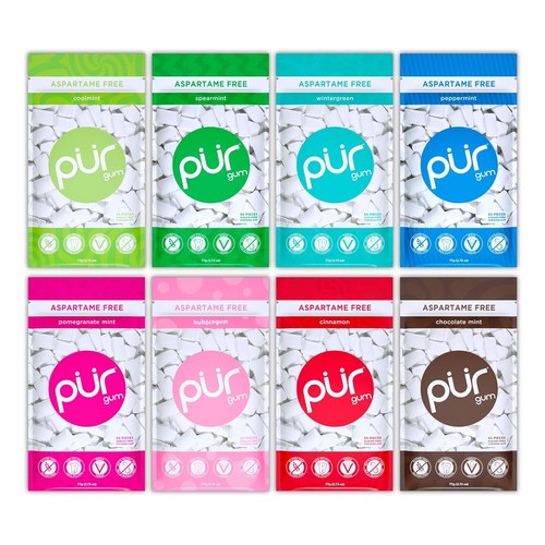 Pur gum aspartame free - pur, chewing